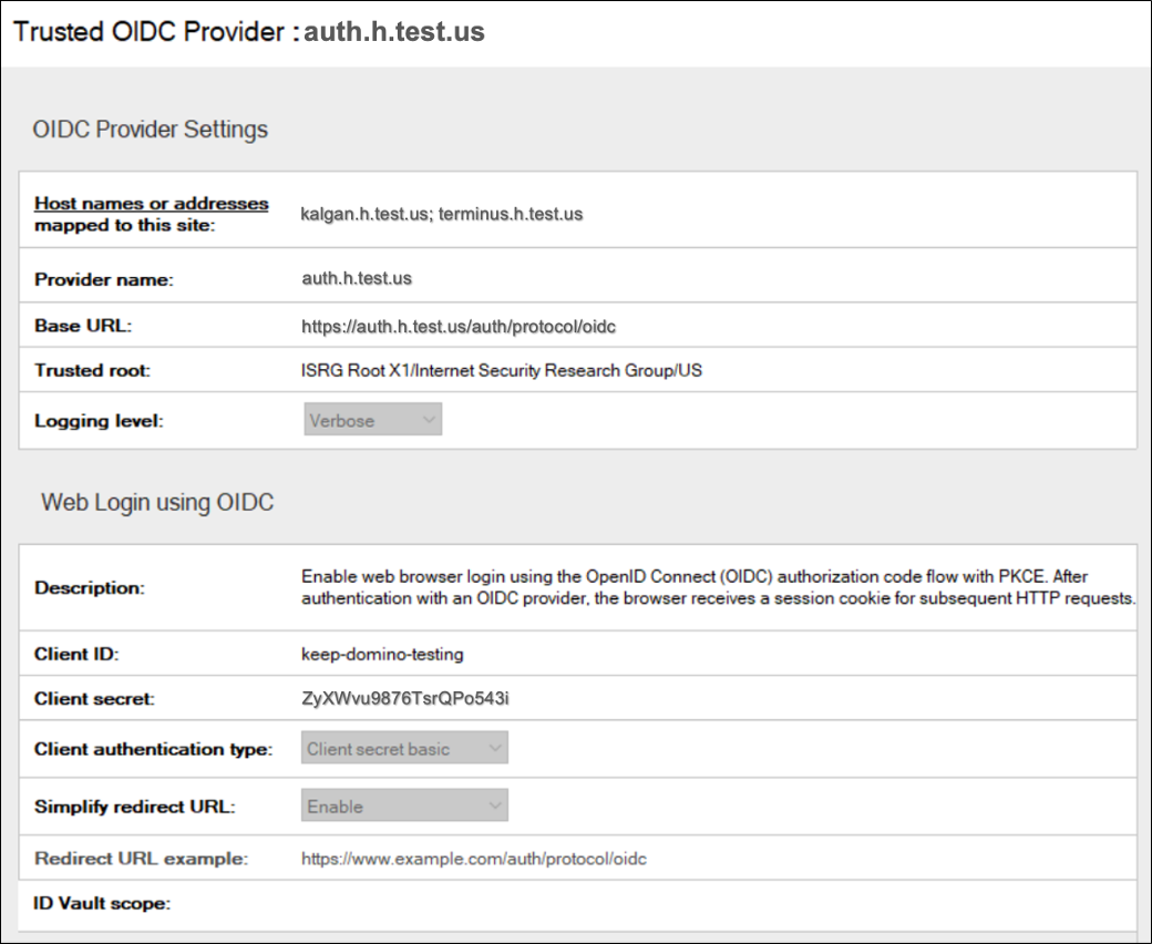 Trusted OIDC provider