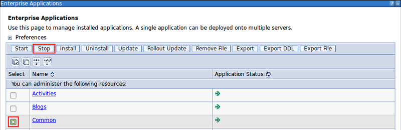 Stop the Common application