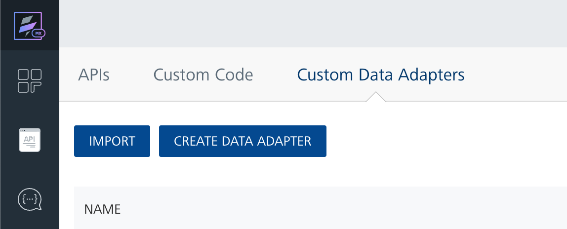 Import the Custom Data Adapter