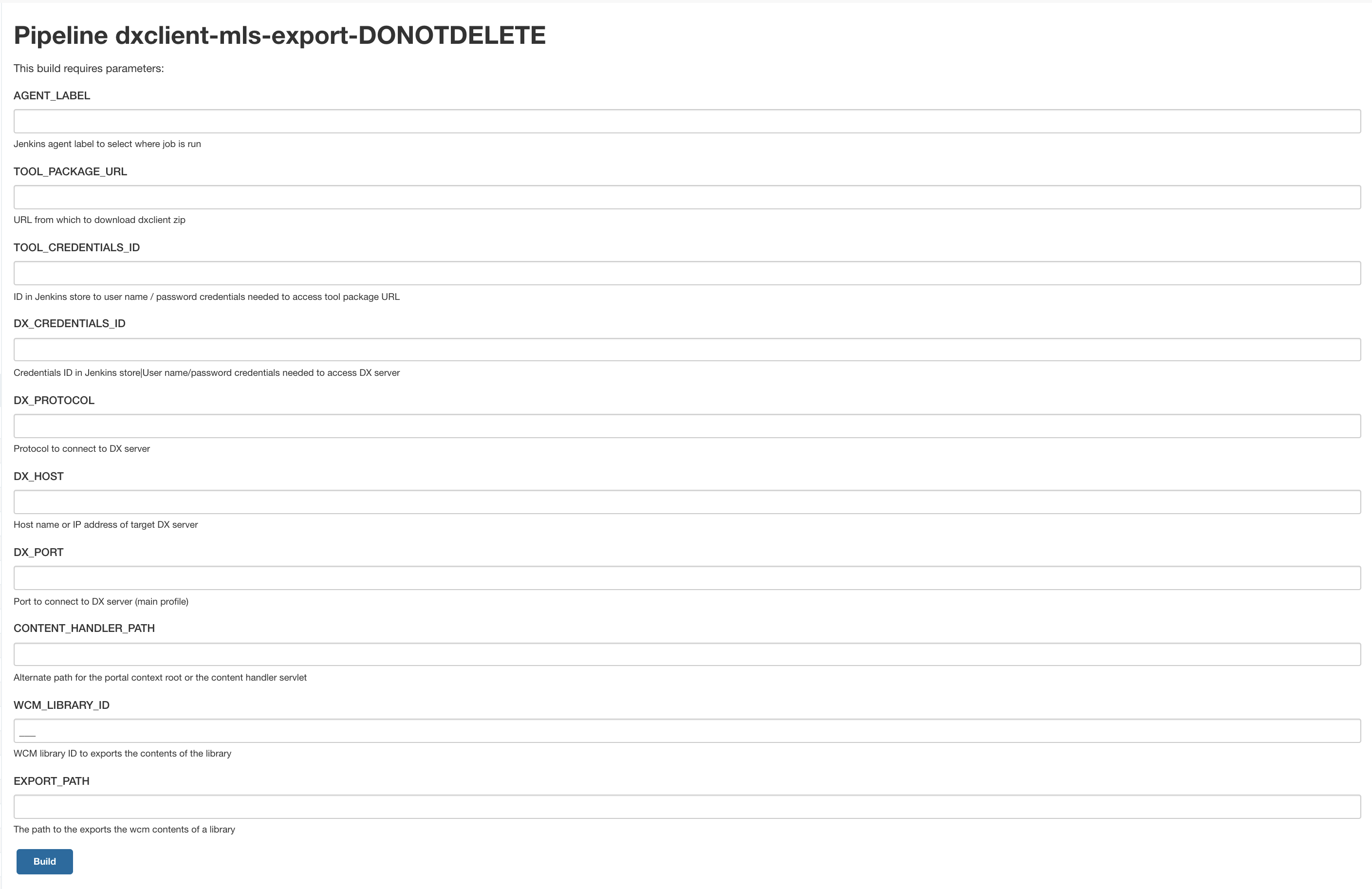 DXClient MLS export pipeline sample