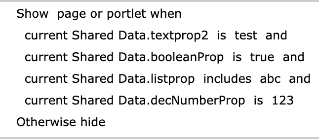 Shared data property