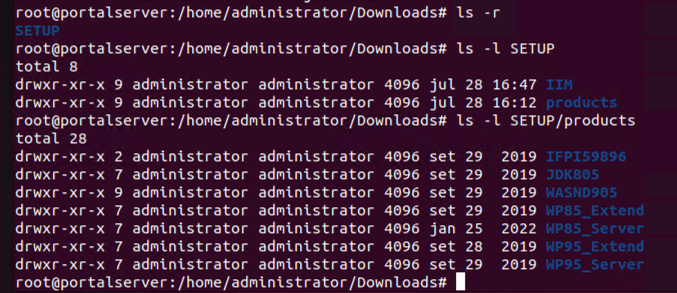 Directory structure example
