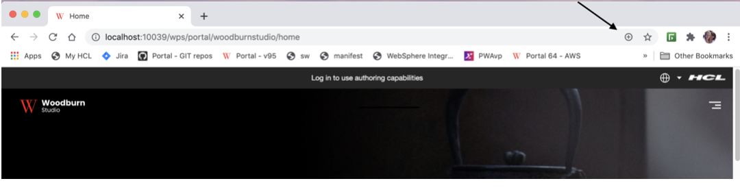 Sample site install prompt