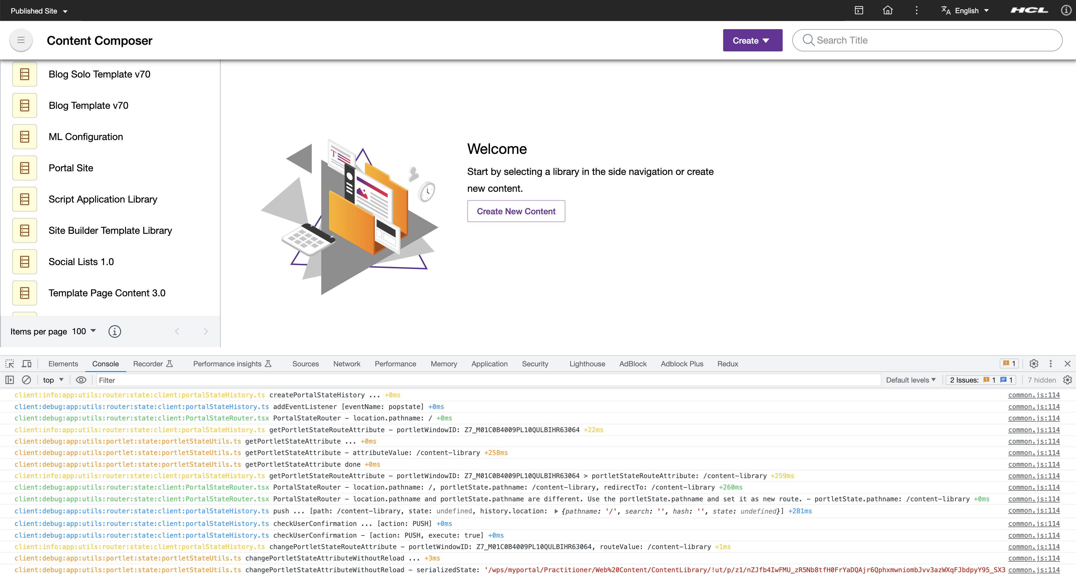View Logs in Web Browser