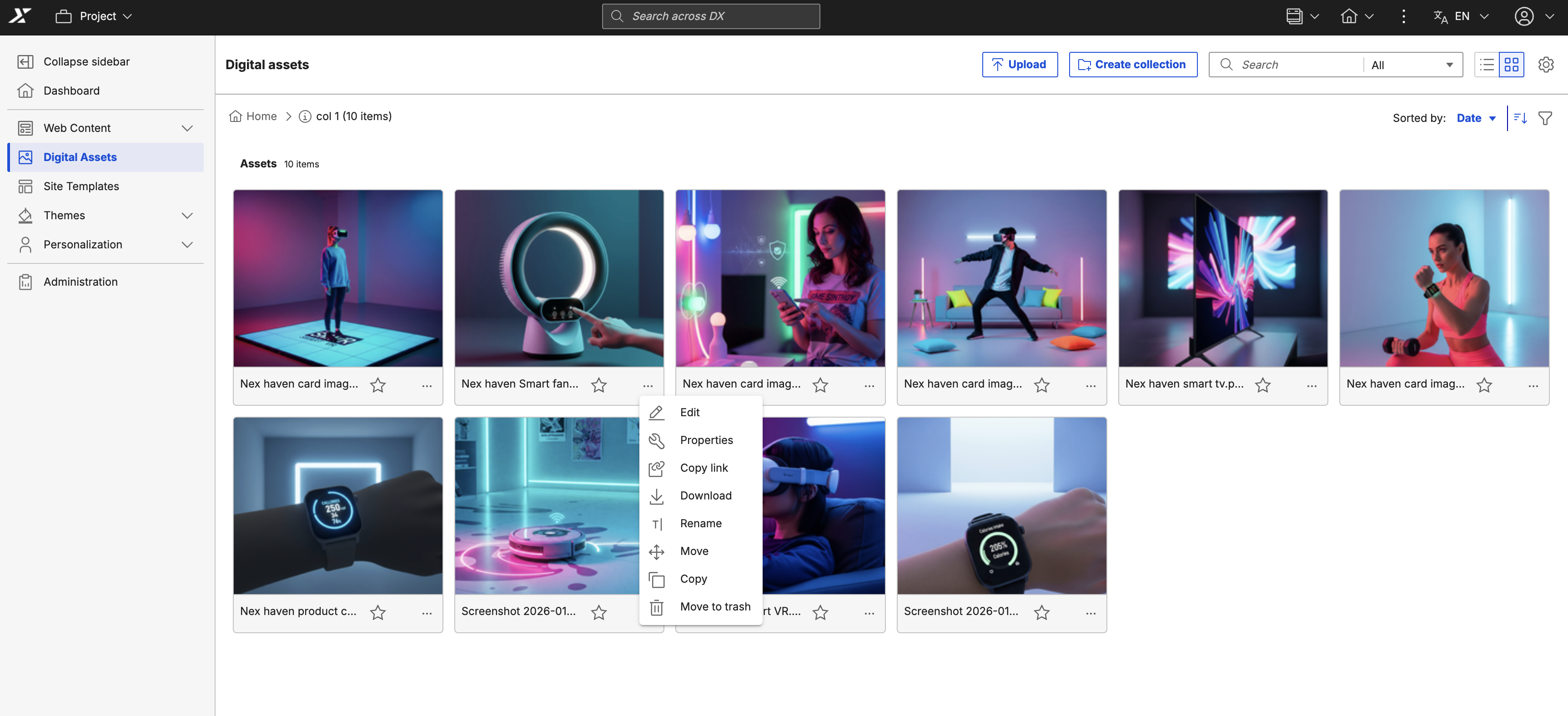 Edit digital media asset