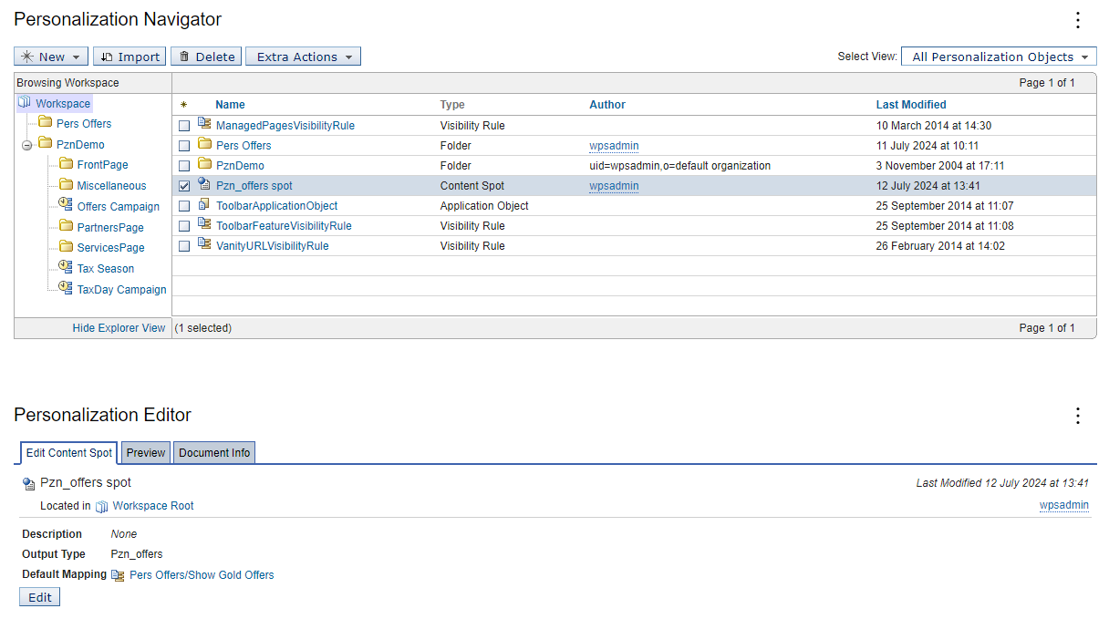 Pzn Offer Spot rule result