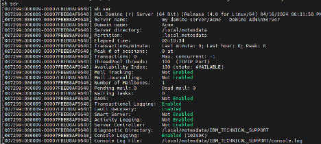 Domino Server Configuration 8