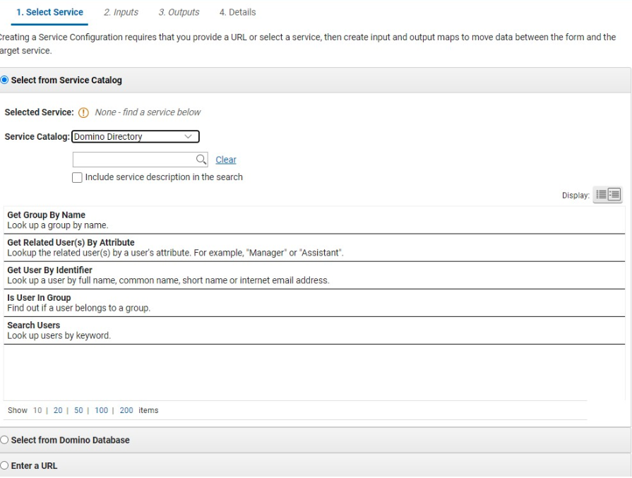 image of the directory service catalog