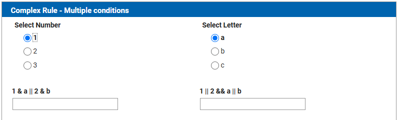 Runtime of mixed condition rule