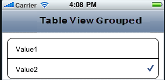 Table View - Grouped