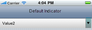 Figure Depicting Default Indicator