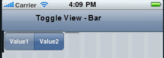 Toggle View - Bar