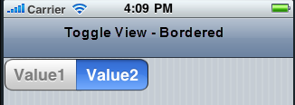 Toggle View - Bordered