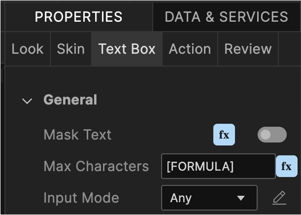 Max Characters