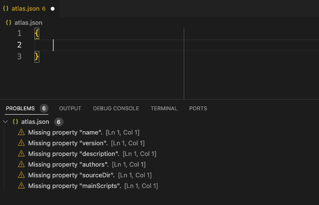 atlas.json validation