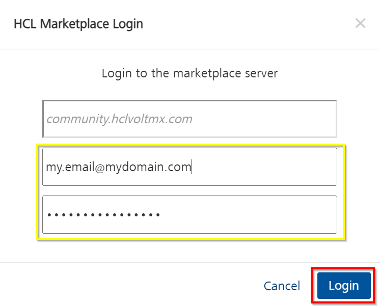 MARKETPLACE LOGIN