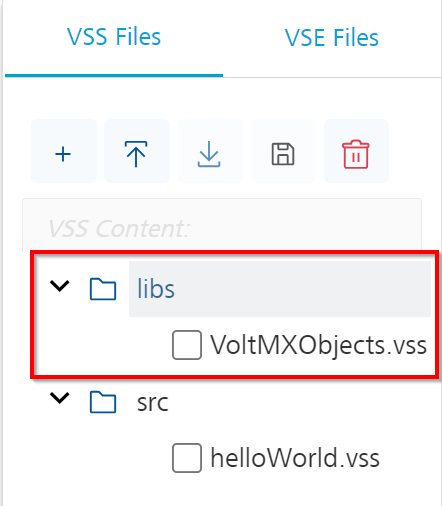 VSS FILES UPLOAD