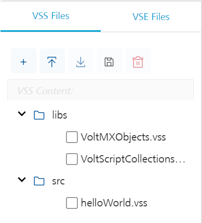 VSS FILES IN EDITOR