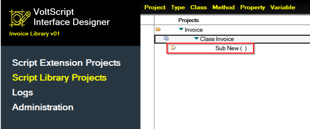 Class - New Method Generated