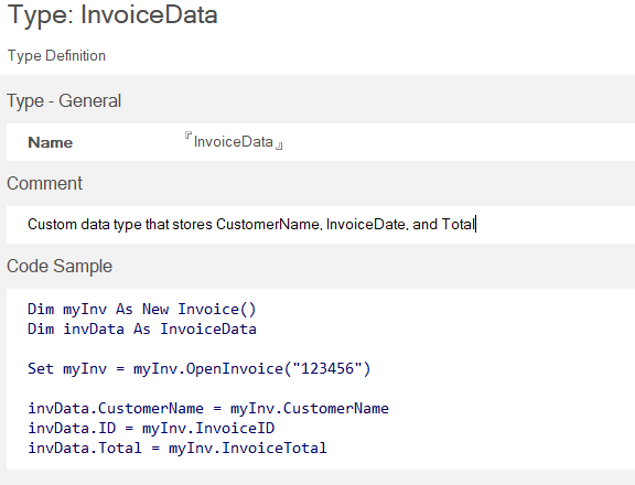 VSID VSS Type Form